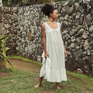 Doen Poem Nightgown Dress Salt XS